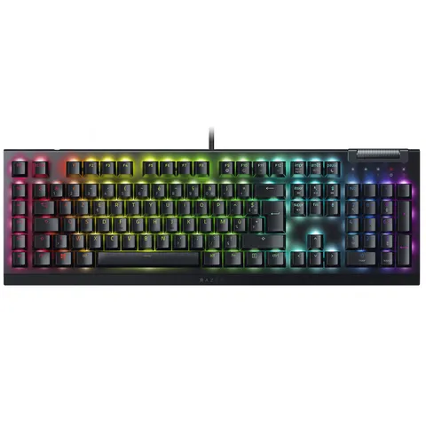 Razer BlackWidow V4 X - Tastiera Gaming Meccanica Chroma RGB (Switch Meccanici Verdi, 6 Tasti Macro Dedicati, Tasti ABS a Doppia Iniezione) FR-Layout | Nero