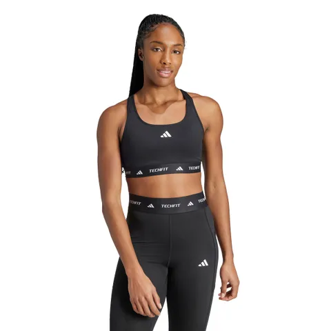 adidas Donna Techfit Bra, Black, XS