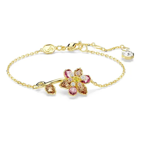 Swarovski Idyllia Braccialetto, Gioiello con Cristalli, Pietre a Taglio Misto, Chiusura a