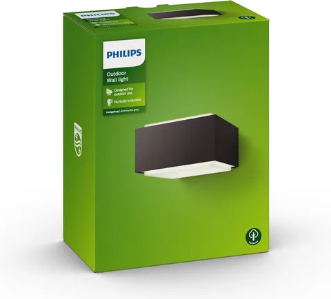 Philips Hedgehog Lampada da Parete Esterno Grigio Scuro A++