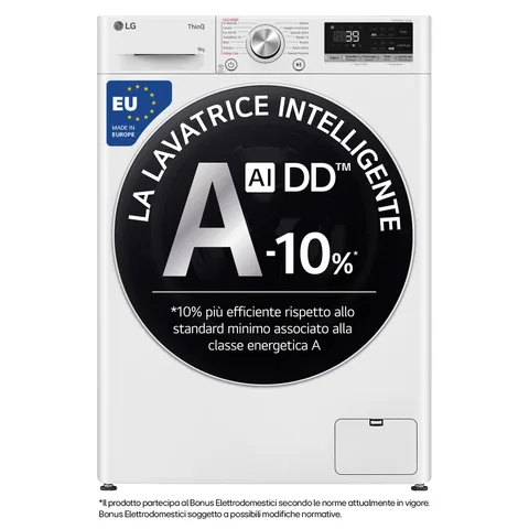 LG AI DD F4R709TAIDD Lavatrice 9 kg Classe A