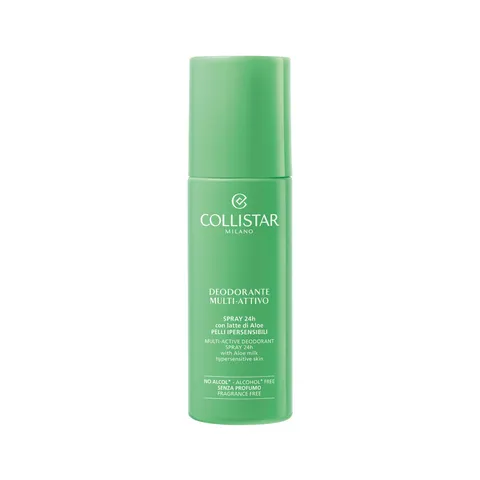 Collistar Deodorante Multi Attivo Pelli Ipersensibili 24 Ore, Spray, 100ml