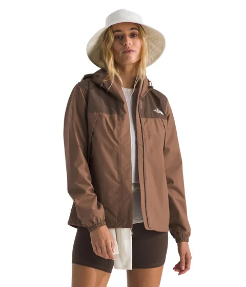 THE North FACE NF0A8BKD5K2 W Antora RAIN Jacket - Refit Giacca Donna Latte-Smokey Brown