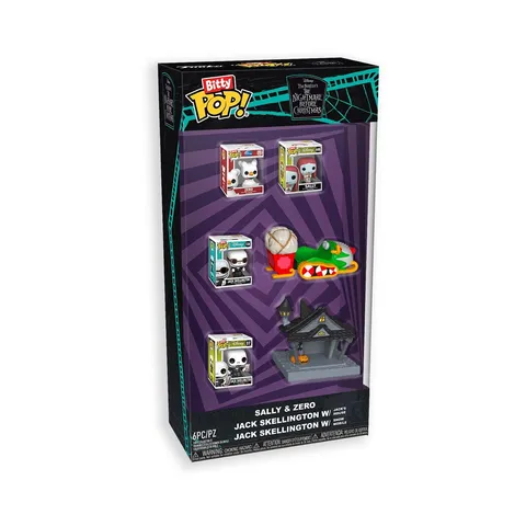 Funko Bitty POP! Starter Set: Disney - The Nightmare Before Christmas - TNBC - 4 Mini