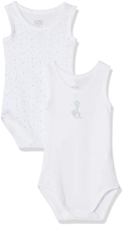 Chicco Set 2 Body Senza Maniche Neonato Turchese