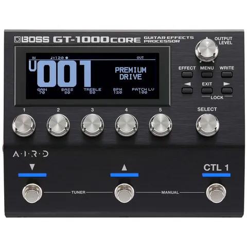 BOSS GT-1000CORE | Processore di effetti per chitarra compatto | Qualità sonora leader