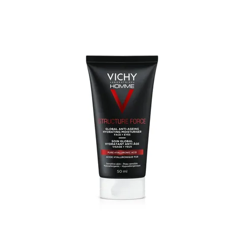 Vichy Homme Structure Force, Trattamento Antietà Viso e Occhi, Per Pelli Sensibili, Pelle