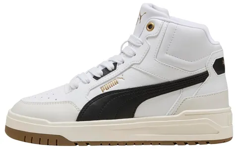 PUMA Sneakers Basse Shuffle Downtown per Ragazzi 35.5, White Black Vapor Gray