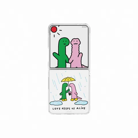 Samsung FlipSuit Case Galaxy Z Flip7, NFC Card, Bianco