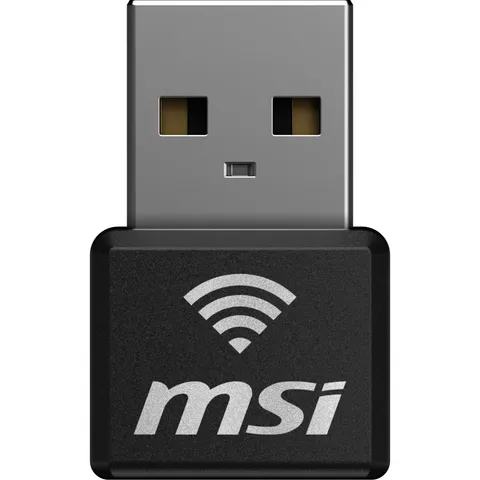 MSI AX1800 Nano adattatore WiFi USB per PC/laptop, adattatore ricetrasmittente di rete