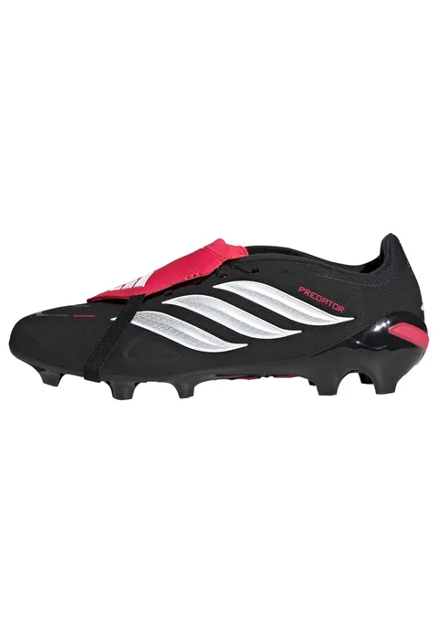 adidas Unisex League Fold-Over Tongue Firm Ground Football Boots Shoes, Core Black/Ftwr