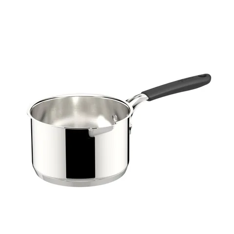 Lagostina Tempra Acciaio Bollilatte, Pentolino Ø 16 cm in Acciaio Inox 18/10, con Fondo
