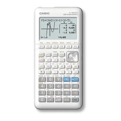 Casio FX-9860GIII Calcolatrice Grafica Bianca