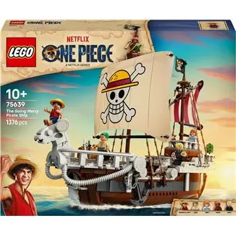 LEGO ONE Piece La Nave Pirata Going Merry - Modello di Barca Giocattolo da Esposizione
