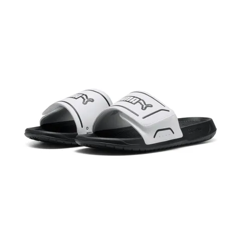 Puma Sandali Unisex Royalcat ComfortSlide, 2 Bianco Nero, 37 EU