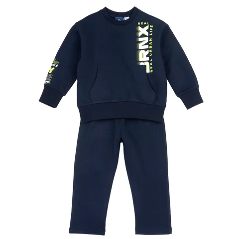 Chicco Tuta Felpa Pantaloni Bambino Blu