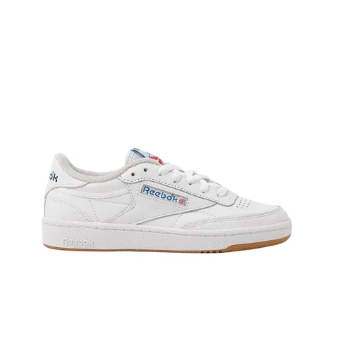 Reebok Club C 85 - Sneaker da Uomo, Colore Bianco e Gomma Blu, Taglia 38
