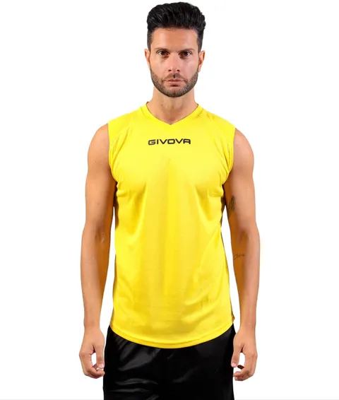 Givova Shirt Smanicato One Giallo