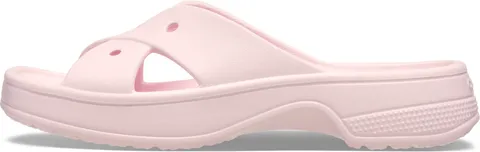 Crocs Classic Womens Cross Strap, Infradito Donna, Pink Milk, 39/40 EU