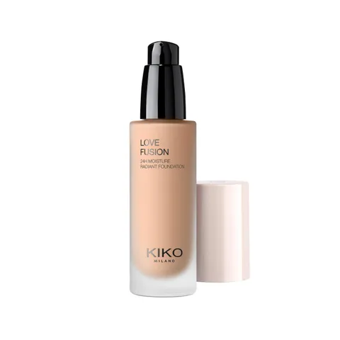 KIKO Milano Love Fusion 24H Moisture Radiant Foundation 6WG, Fondotinta Idratante A Lunga