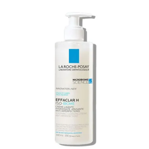 La Roche-Posay, Effaclar H Isobiome, Crema Detergente Anti-imperfezioni, Idrata e Lenisce