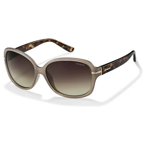 Polaroid P8419 La 10a, Occhiali Da Sole Donna, Beige, 58 mm
