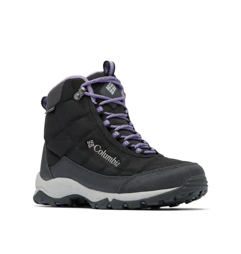 Columbia Firecamp Boot, Stivali da neve Donna, Black/Plum Purple 2024 , 42 EU