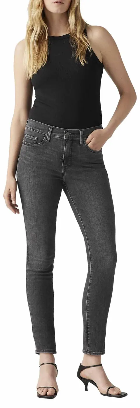 Levi's 311 Shaping Skinny, Jeans Donna, Bloom Black, 26W / 30L