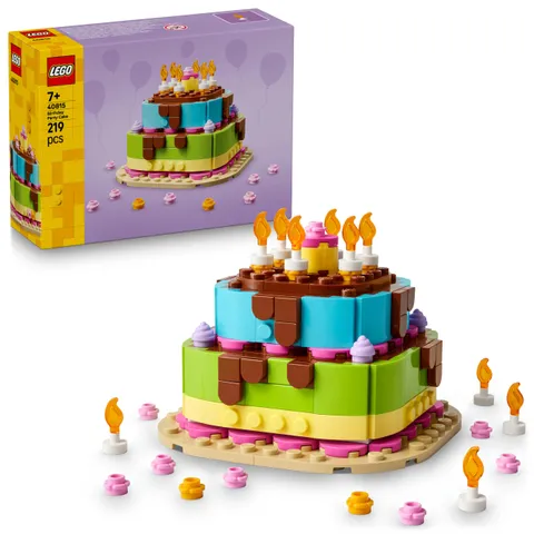 LEGO Torta della Festa di Compleanno Giocattolo - Kit di Arti e Mestieri con 10