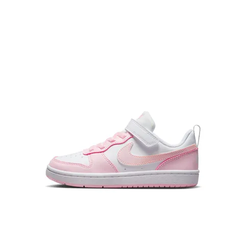 Nike Court Borough Low Recraft (TD), Sneaker Bambini e ragazzi, White/Pink Foam, 22 EU