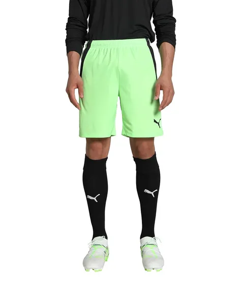 Puma Teamliga Shorts Pantaloncini Fizzy Lime Black, L Uomo