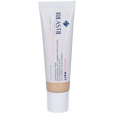 Rilastil Difesa Make Up, MATT Fondotinta Correttivo ad azione seboregolatrice. Tonalità