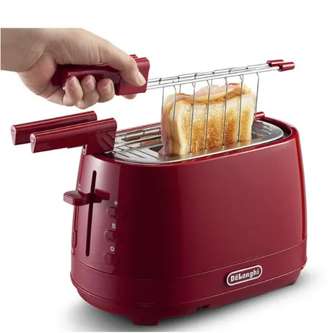 De'Longhi CTLAP2203.R Tostapane 550W Rosso