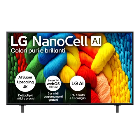 LG NanoCell AI NANO80 50" Smart TV 4K