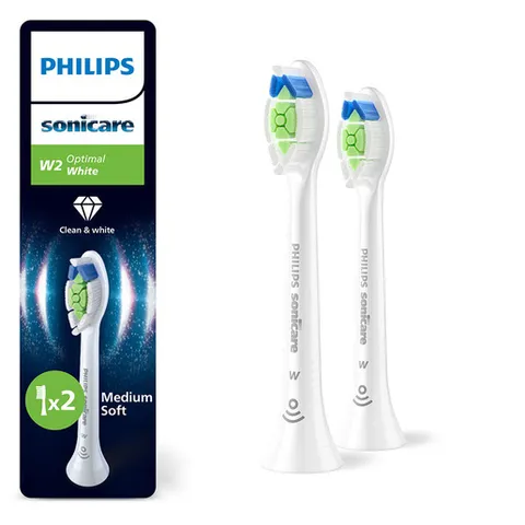 Philips Sonicare W2 Testine Ricambio Optimal White (confezione 2)