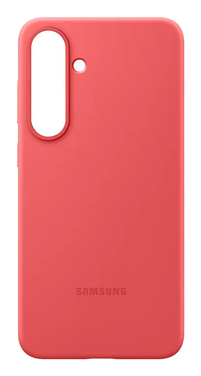 Samsung Silicone Case cover colorata in silicone per Galaxy S25+, Red