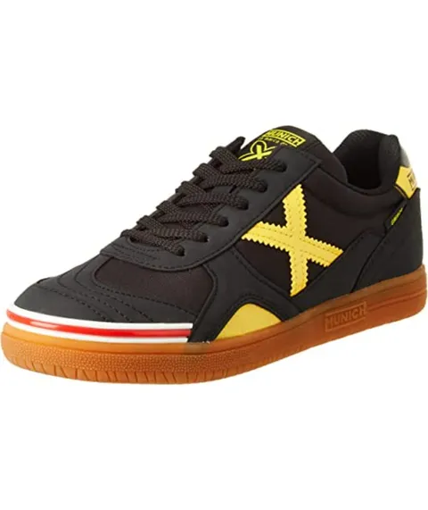 Munich Gresca Scarpe da Ginnastica Basse Unisex - adulto, Giallo, 43 EU