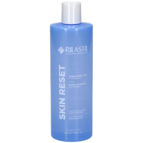 Rilastil Skin Reset Acqua Micellare, Detergente-Struccante Viso-Occhi Senza Risciacquo
