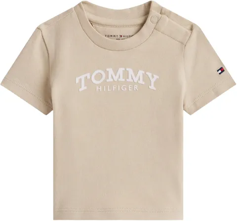 Tommy Hilfiger Newborn MONOTYPE Logo Tee S/S KN0KN02146 Beige (Gulf Sand) 24 Month