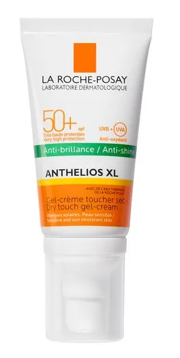 La Roche-Posay Anthelios, Gel Crema Solare Tocco Secco SPF50+, Per Pelli Miste a Tendenza