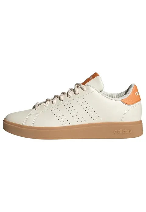 adidas Uomo Advantage Base 2.0 Shoes, off White/off White/Focus Orange, 39 1/3 EU