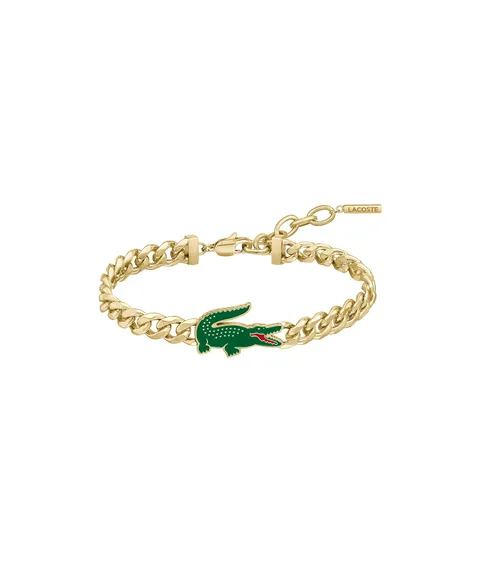 Lacoste Braccialetto Arthor Acciaio Inossidabile Oro