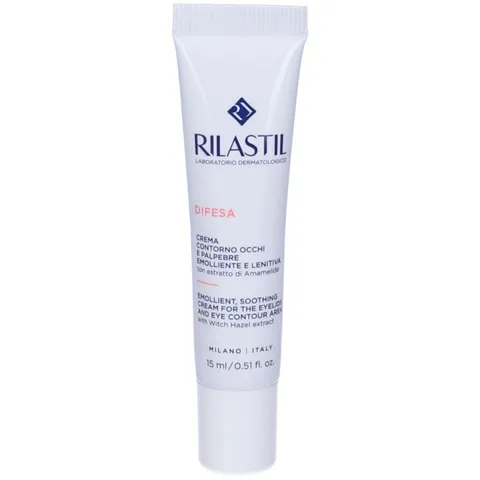 Rilastil Difesa Crema Contorno Occhi e Palpebre Emolliente e Lenitiva per Pelli Sensibili
