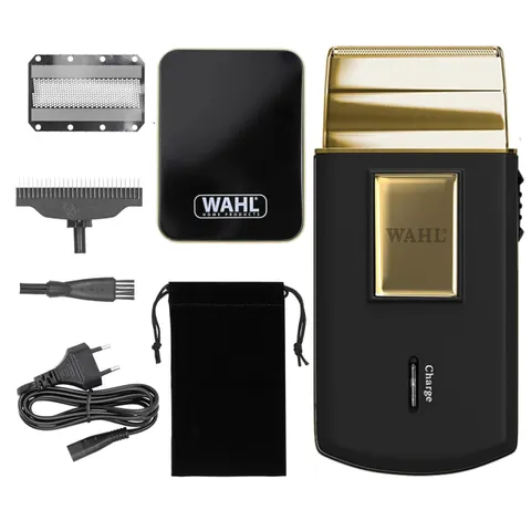 Wahl Travel Shaver Gold Edition Rasoio elettrico cordless e ricaricabile per uomo, ottimo