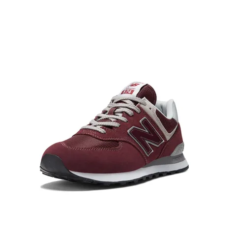 New Balance Nb 574, Sneakers Uomo, Rosso Burgundy Evm, 37 EU