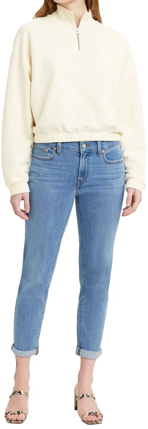 Levi's Mid Rise Boyfriend, Donna, Lapis Topic, 28W / 30L
