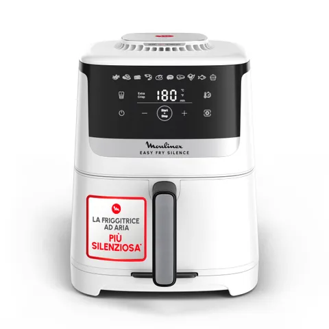 Moulinex Easy Fry Silence, Friggitrice ad Aria Silenziosa 5L/1.5kg per 6 Persone, 1670W