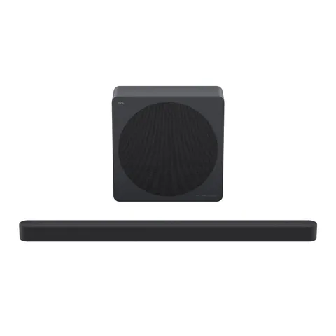 TCL A65K 3.1.2 channel soundbar with wireless subwoofer, Dolby Atmos