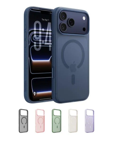 Belkin SheerForce Grip Cover per iPhone 17 Pro Max Compatibile con MagSafe, Design