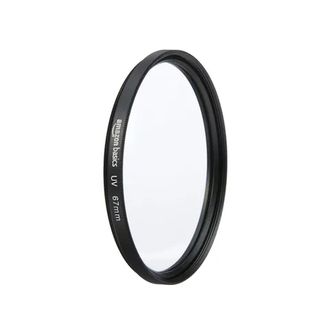 Amazon Basics 67 mm Filtro di Protezione UV Circolare per Immagini più Nitide, Protegge